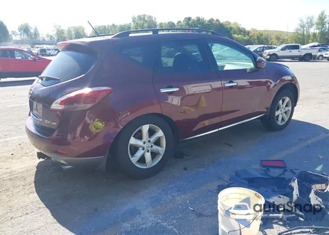 2012 Nissan Murano Sv z USA, uszkodzony, nr VIN JN8AZ1MW0CW210540